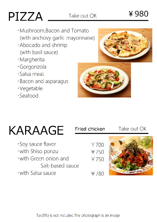 pizza&karaage